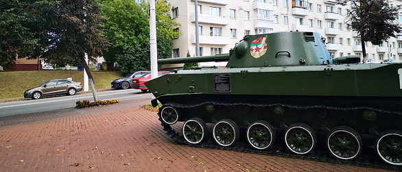 Tanky na ulicach Běloruska