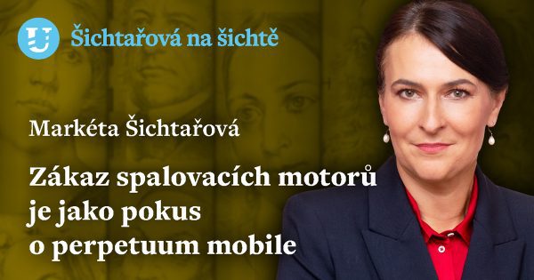 Markéta Šichtařová: Zákaz spalovacích motorů je jako pokus o perpetuum mobile